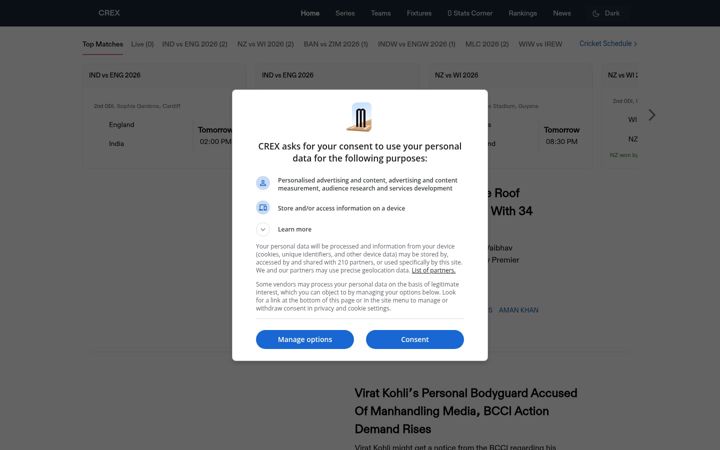 Screenshot van crex.com