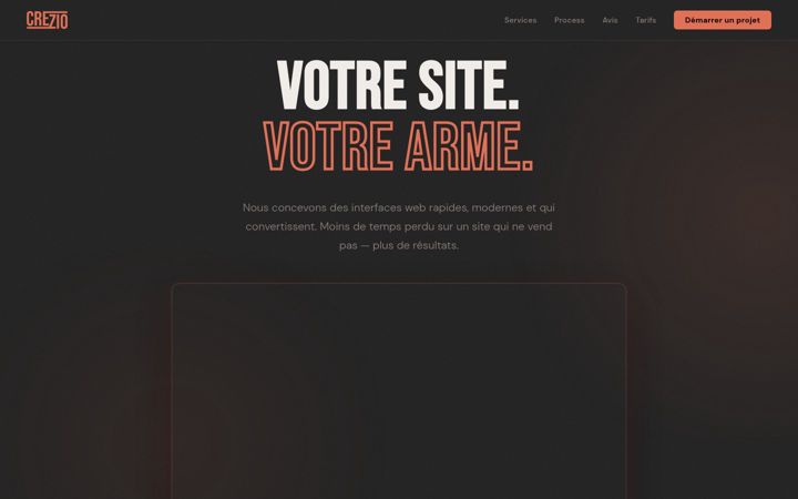 Screenshot of crezio.fr