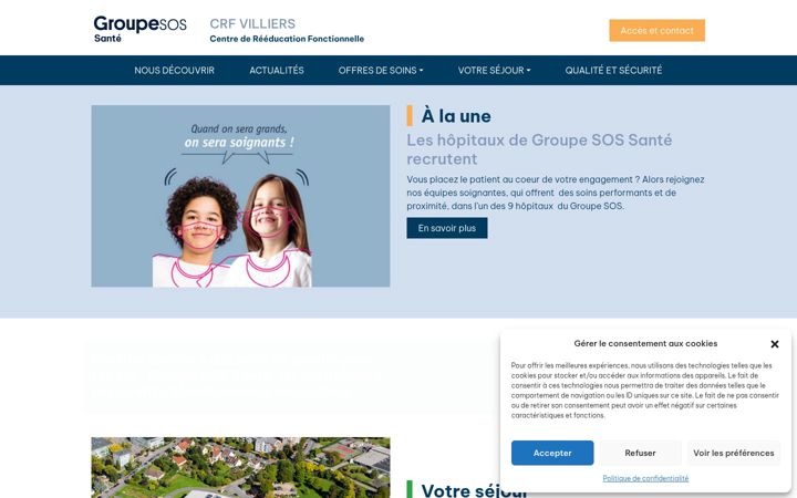 Screenshot of crf-villiers.org