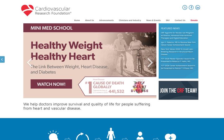 Screenshot of crf.org