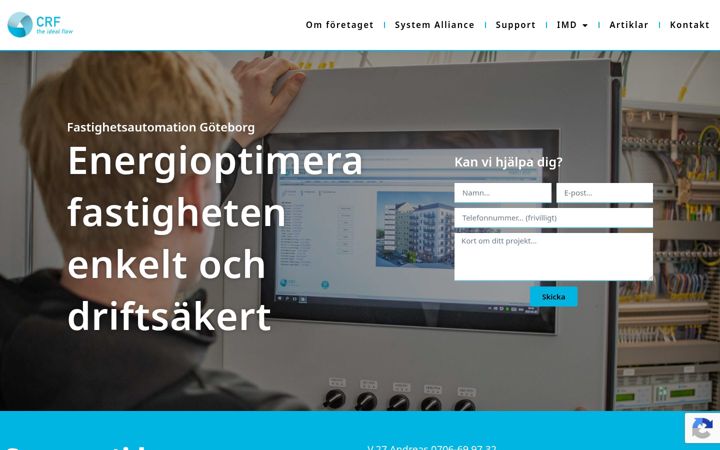 Screenshot of crf.se