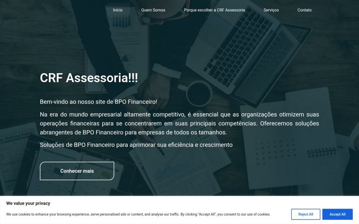 Screenshot of crfassessoria.com.br