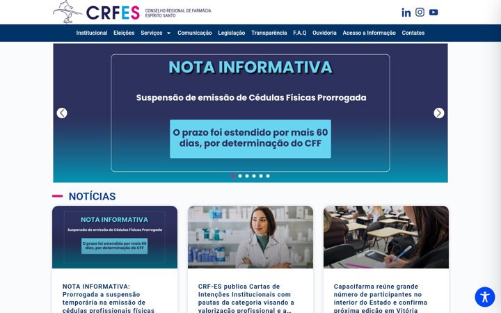 Screenshot van crfes.org.br