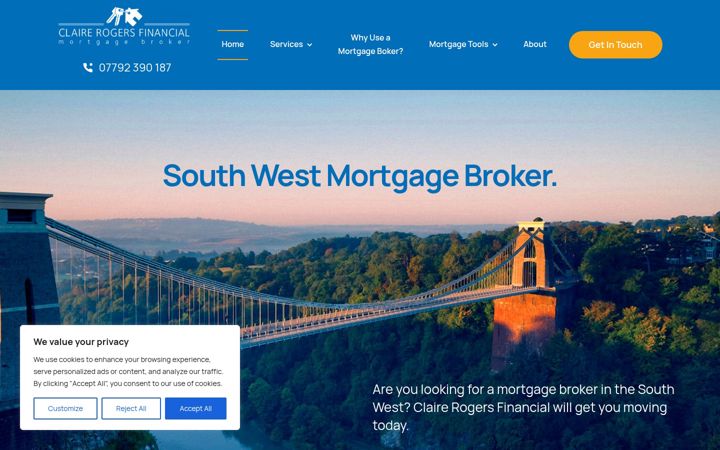 Screenshot ta' crfinancial.co.uk