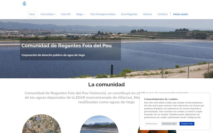 Screenshot of crfoiadelpou.org