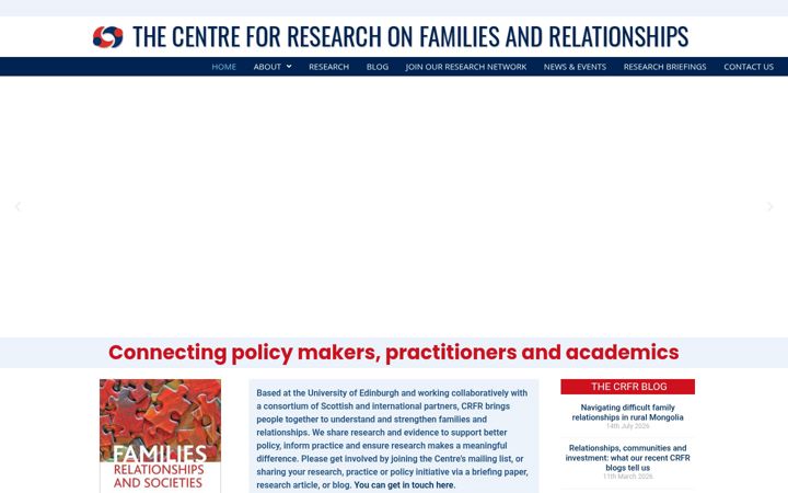 Screenshot of crfr.ac.uk