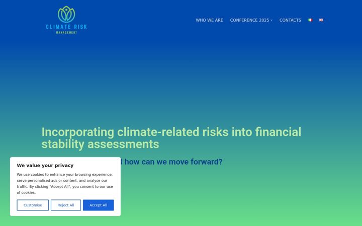 Screenshot of crfsproject.eu