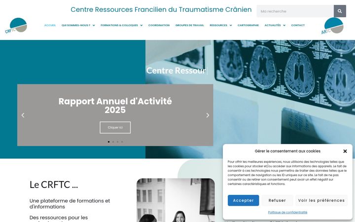 Screenshot of crftc.org