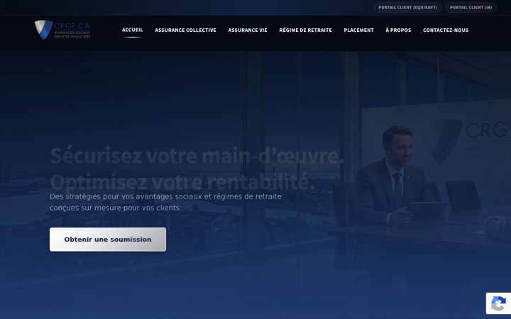 Screenshot of crgf.ca