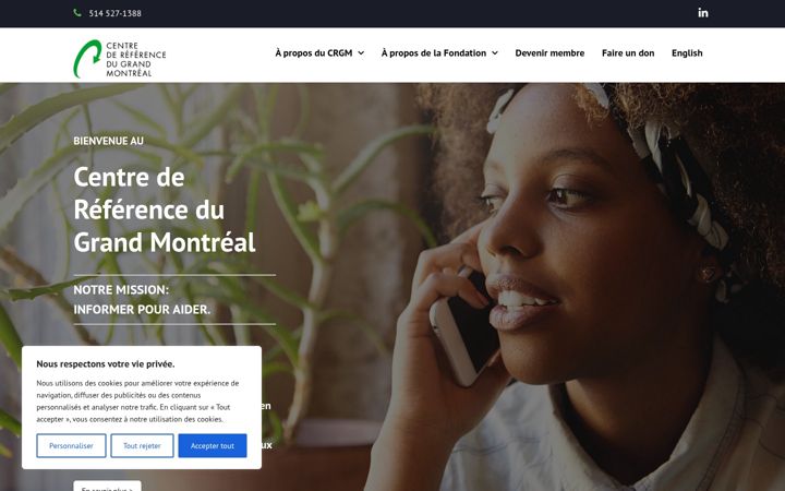 Screenshot of crgm.ca
