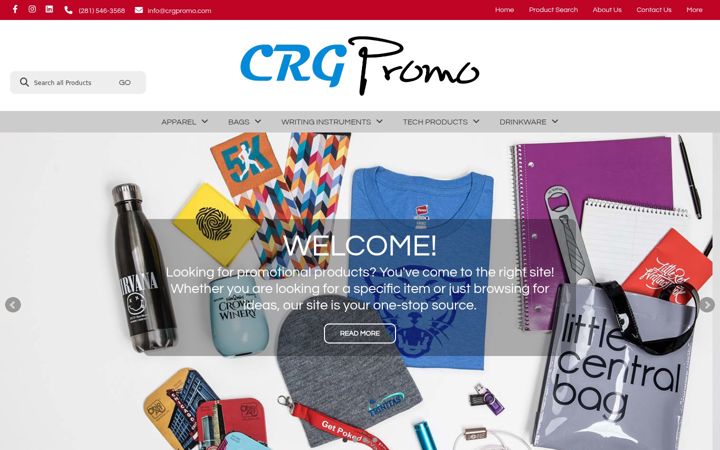 Screenshot of crgpromo.com