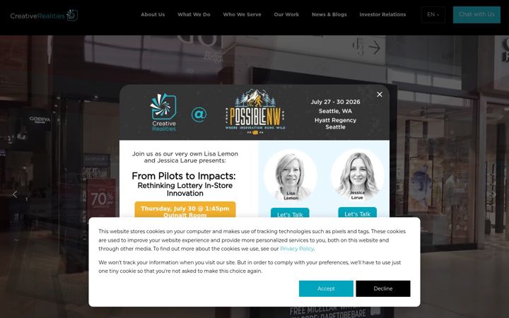 Screenshot of cri.com