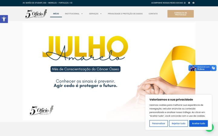 Screenshot van cri5fortaleza.com.br