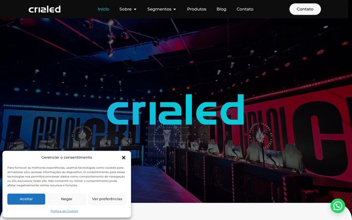 Screenshot van crialed.com.br