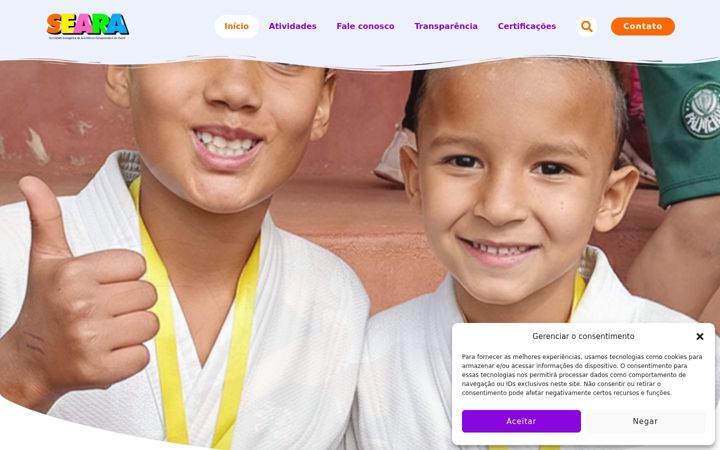 Screenshot van criancafelizseara.org.br