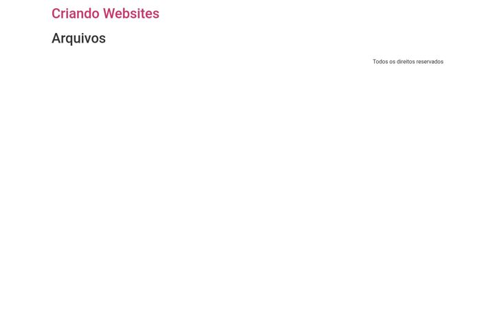 Screenshot van criandowebsites.com.br