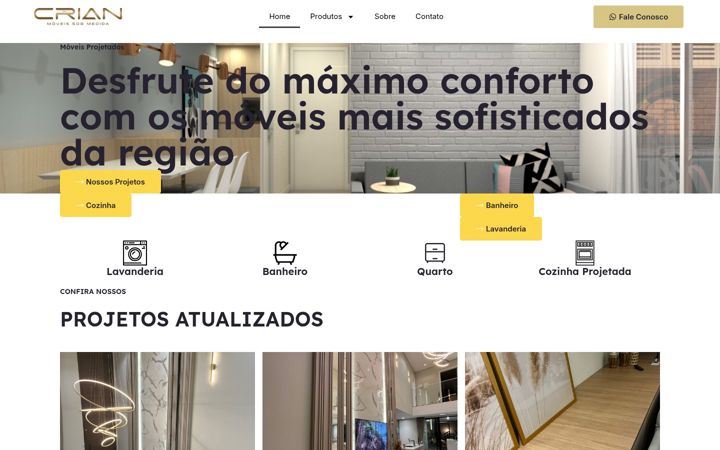 Screenshot van criansobmedida.com.br