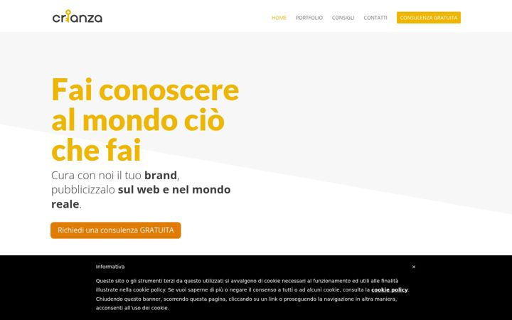 Screenshot di crianza.it