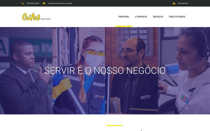 Screenshot ta' criart-ce.com.br