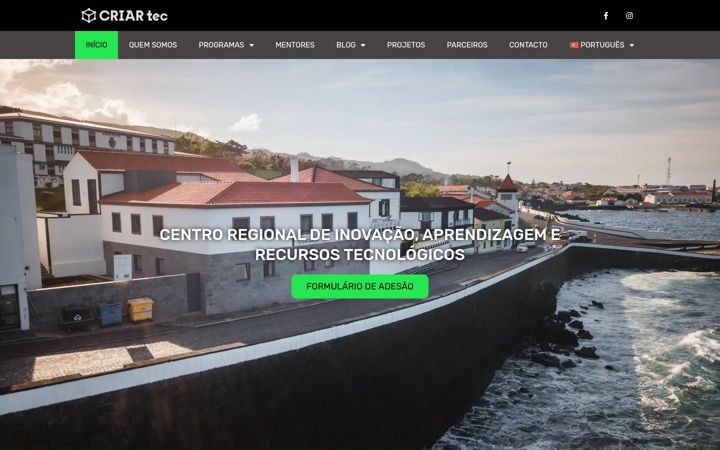 Screenshot van criartec.pt