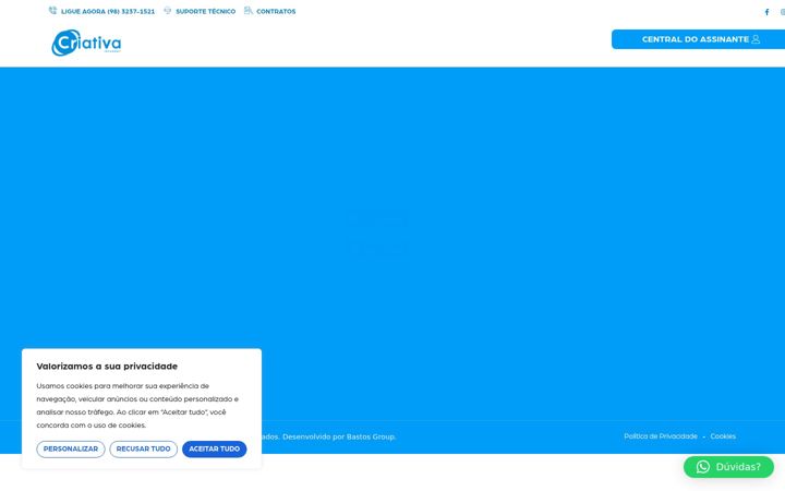 Screenshot of criativainternetma.com.br