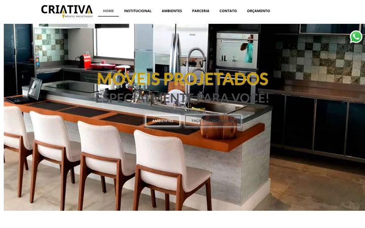 Screenshot ta' criativaprojetados.com.br