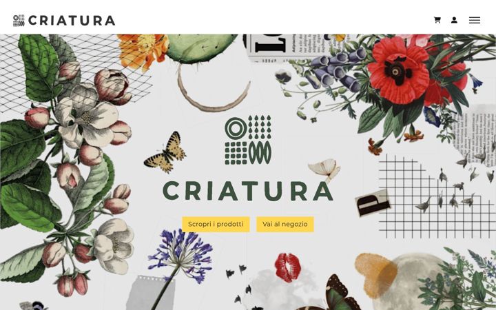 Screenshot di criaturafood.it