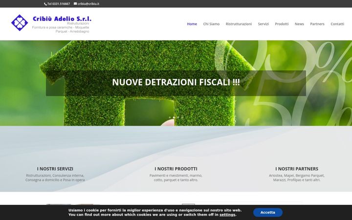 Screenshot di cribiu.it