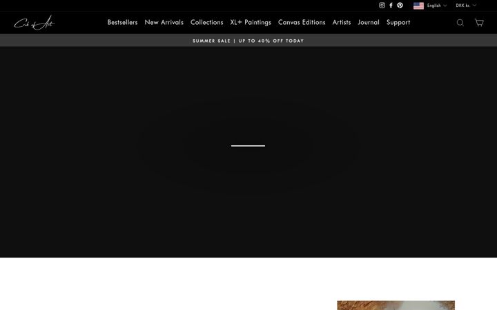 Screenshot of cribofart.com