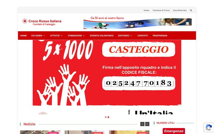 Screenshot di cricasteggio.it