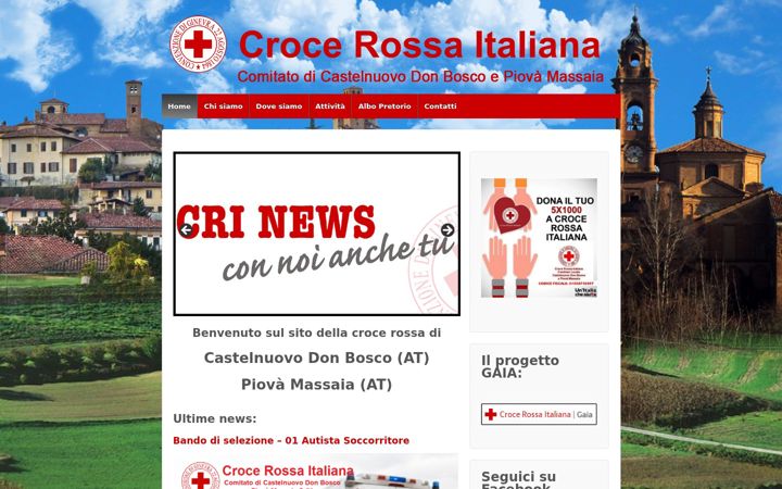 Screenshot of cricastelnuovo.it