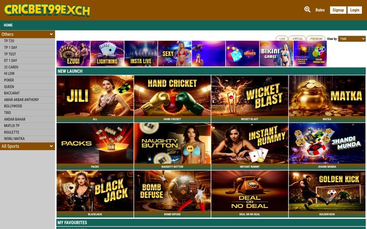 Screenshot of cricbet99exch.com