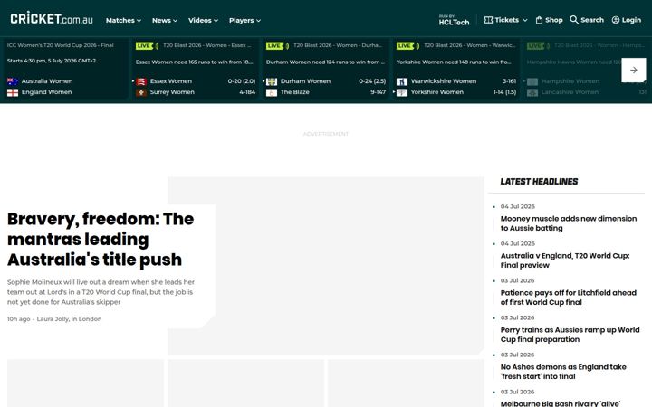 cricket.com.au