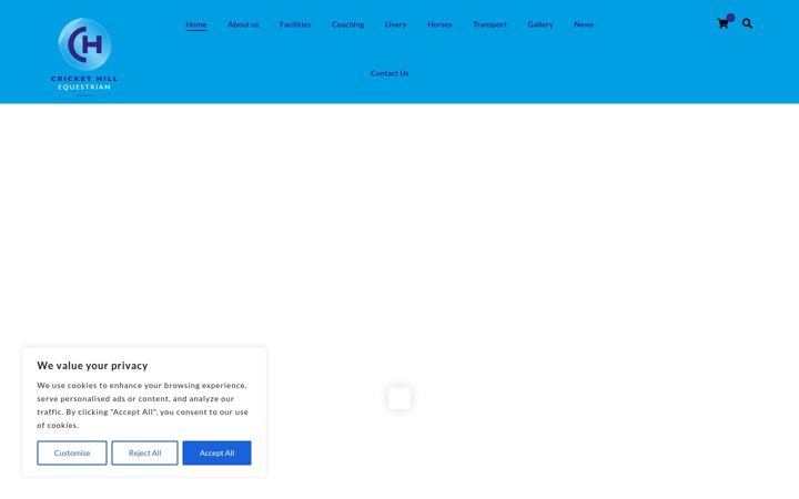 Screenshot von crickethillequestrian.co.uk