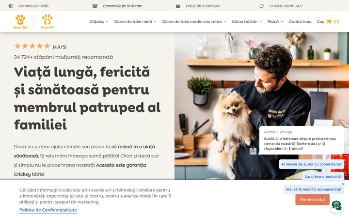 Screenshot of cricksydog.ro