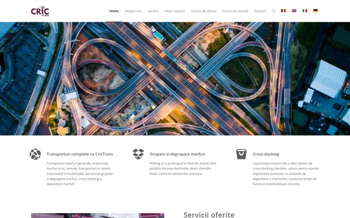 Screenshot of crictrans.ro