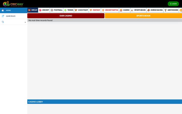 Screenshot of cricway.io