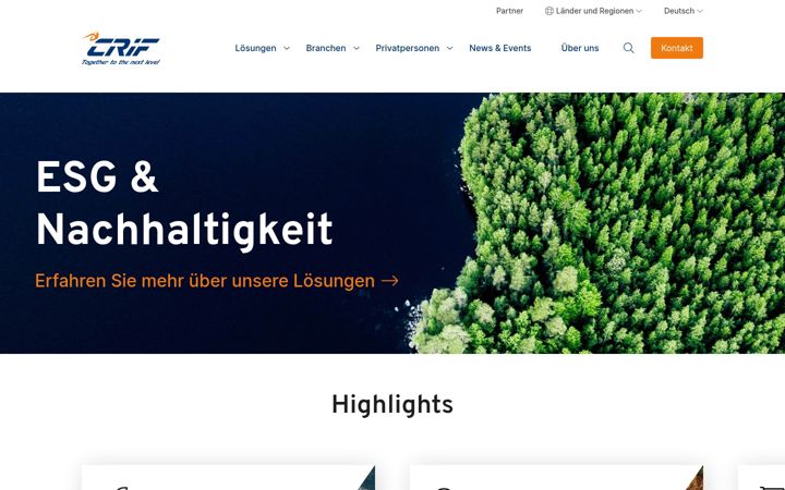 Screenshot of crif.ch
