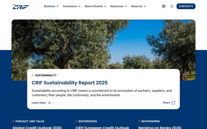 Screenshot of crif.com