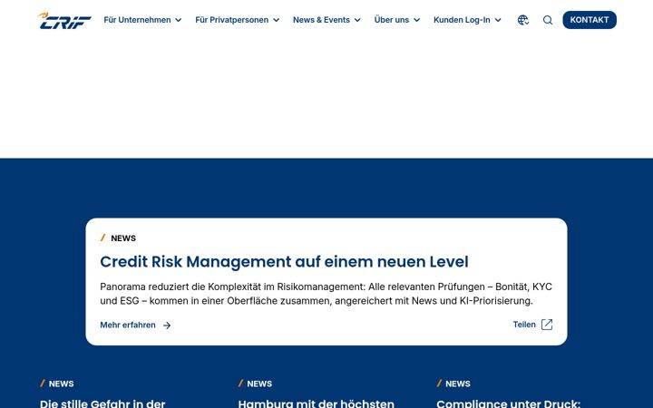 Screenshot of crif.de