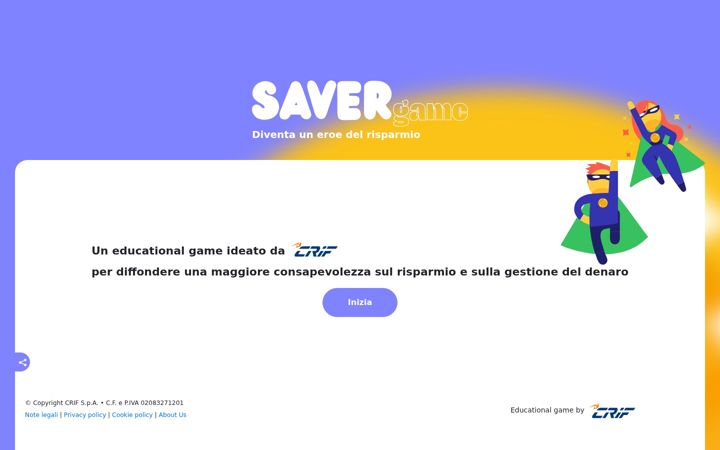 Screenshot of crifsavergame.com