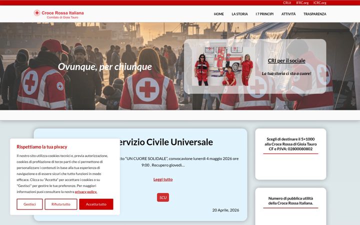 Screenshot of crigioiatauro.org