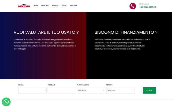 Screenshot of crimarcar.it