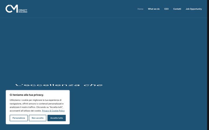 Screenshot of crimattholding.it