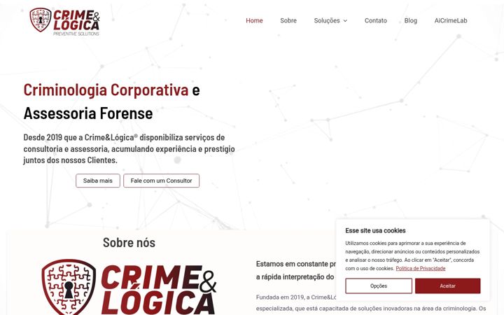 Screenshot of crime-logica.com