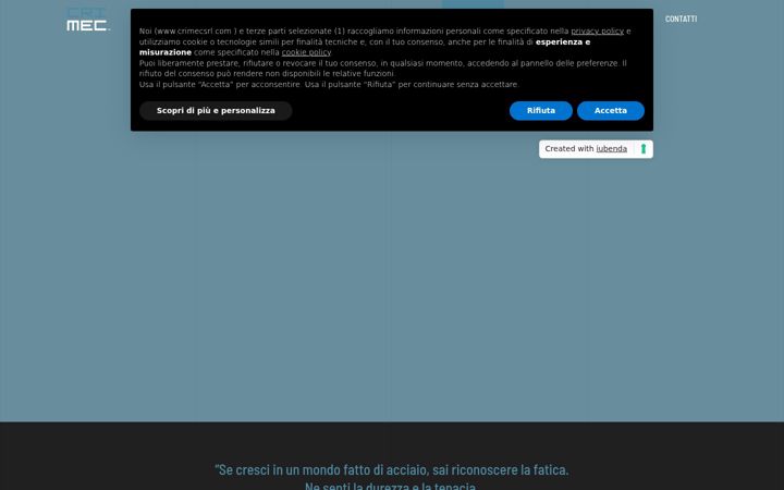 Screenshot of crimecsrl.com