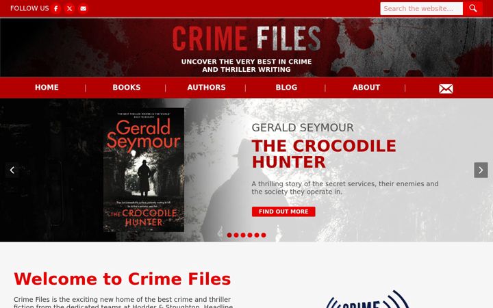 Screenshot von crimefiles.co.uk