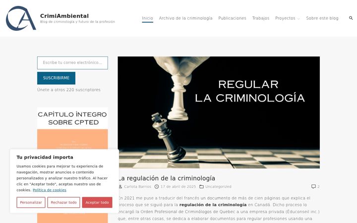 Screenshot of crimiambiental.es