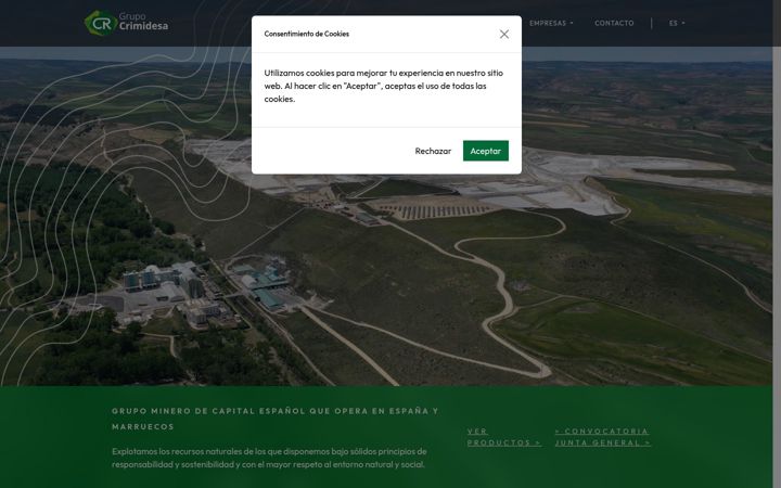 Screenshot of crimidesa.es
