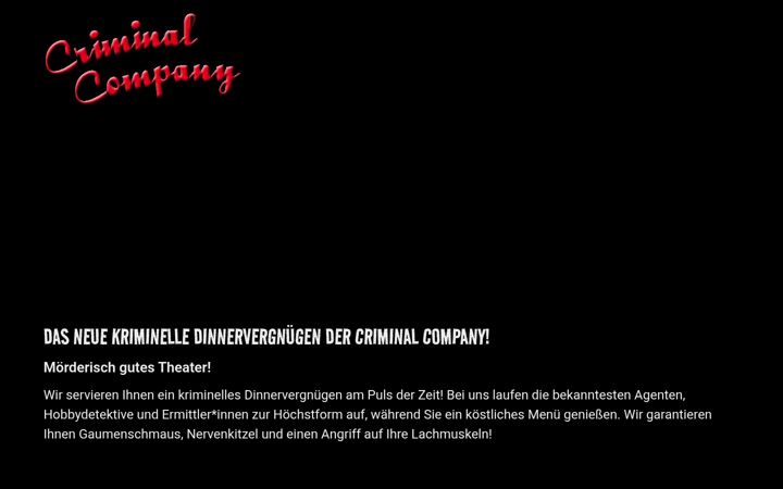 Screenshot of criminal-company.de